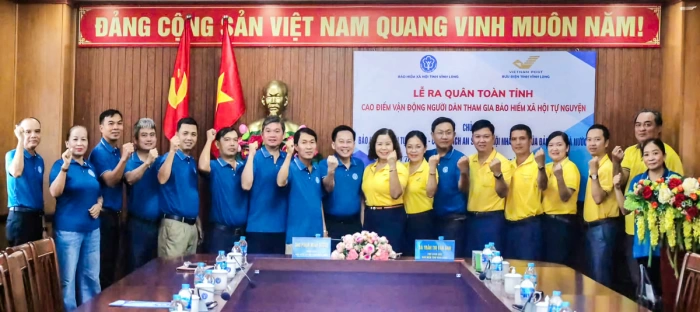 Lễ ra quân cao điểm vận động người dân tham gia bảo hiểm xã hội tự nguyện