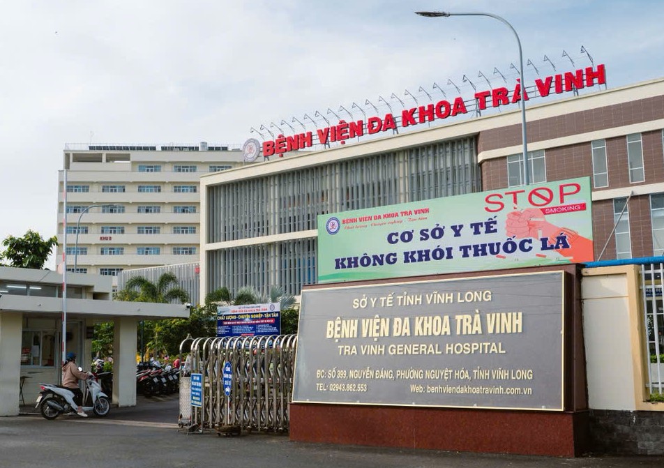 BVĐK Trà Vinh xây dựng mô hình “Cơ sở y tế không khói thuốc lá”.