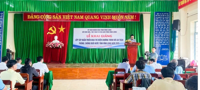 Tập huấn triển khai thí điểm chương trình bơi an toàn, phòng chống đuối nước