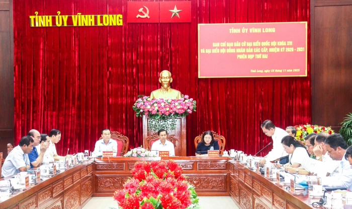 Phiên họp thứ hai Ban Chỉ đạo bầu cử đại biểu Quốc hội khóa XVI và đại biểu HĐND các cấp, nhiệm kỳ 2026 - 2031