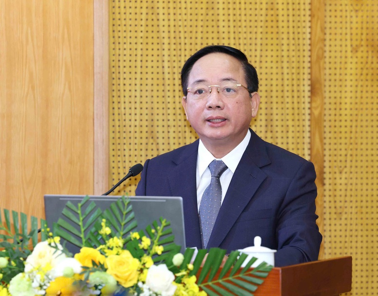 Đồng chí Trịnh Văn Quyết, Bí thư Trung ương Đảng, Trưởng ban Tuyên giáo và Dân vận Trung ương phát biểu khai mạc Hội nghị - Ảnh: VGP/Toàn Thắng

