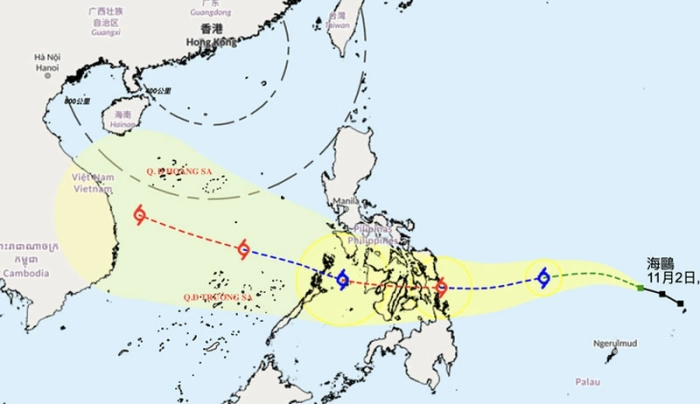 Bão Kalmaegi là cơn bão mạnh trên Biển Đông, có thể ảnh hưởng Đà Nẵng - Khánh Hòa