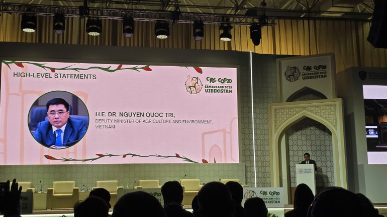 Thứ trưởng Nguyễn Quốc Trị nêu rõ, Việt Nam đã hoàn thiện hệ thống pháp luật và chính sách trong lĩnh vực lâm nghiệp, bảo vệ động vật và thực vật hoang dã.