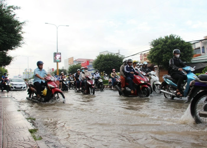 Ngày 10-11/11, triều cường có thể gây ngập từ 1-30cm