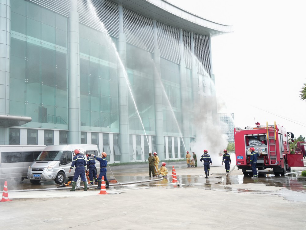 Dự kiến có hơn 650 người cùng nhiều phương tiện các loại tham gia thực tập.