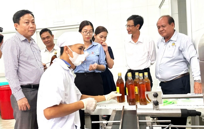 Nghiệm thu 2 đề án khuyến công, nâng cao năng lực sản xuất mụn dừa và mật ong