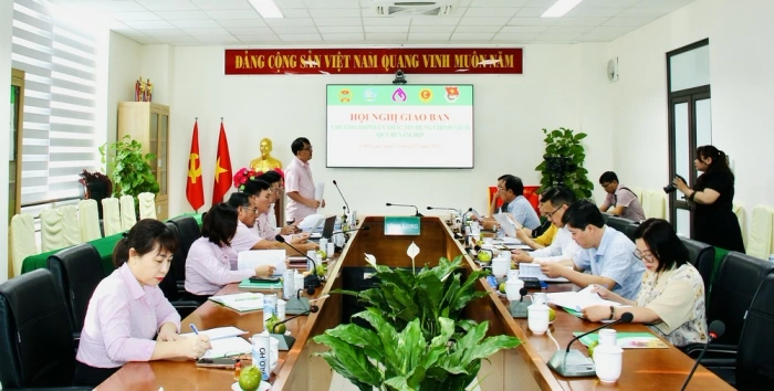 Hội nghị giao ban chương trình ủy thác tín dụng chính sách quý III/2025