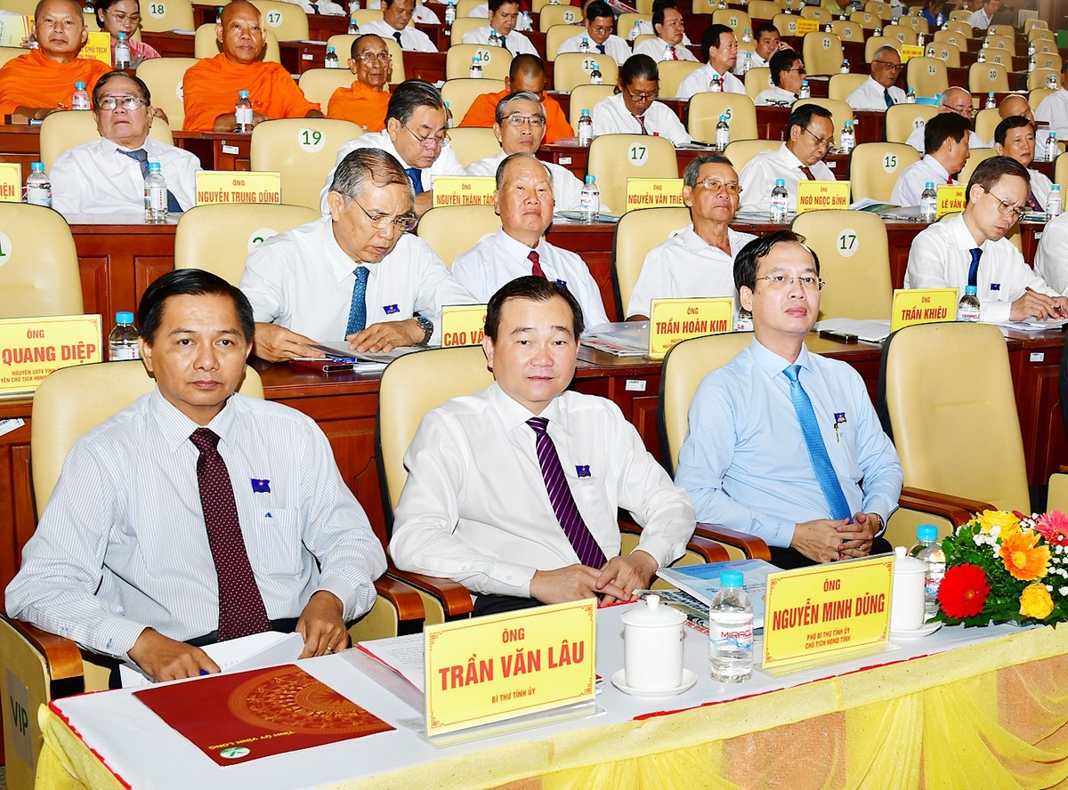 Đại biểu là lãnh đạo Trung ương và tỉnh tham dự Đại hội.