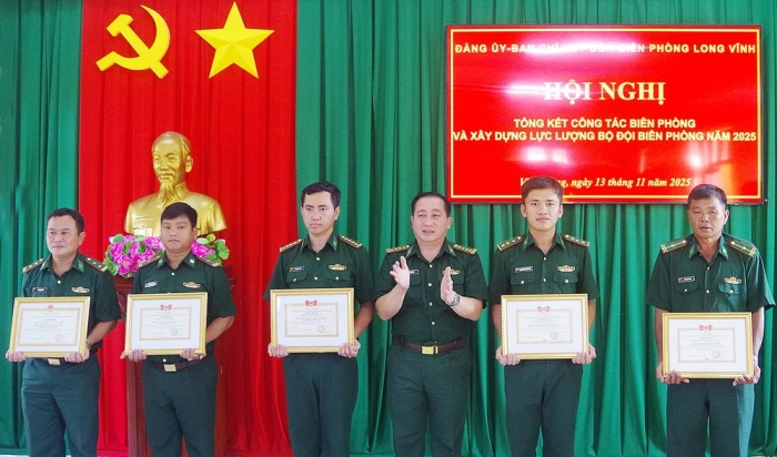 Đồn Biên phòng Long Vĩnh giữ vững chủ quyền biên giới biển năm 2025