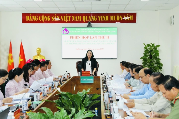 Phiên họp lần thứ II của Ban Đại diện Hội đồng quản trị Ngân hàng Chính sách xã hội tỉnh