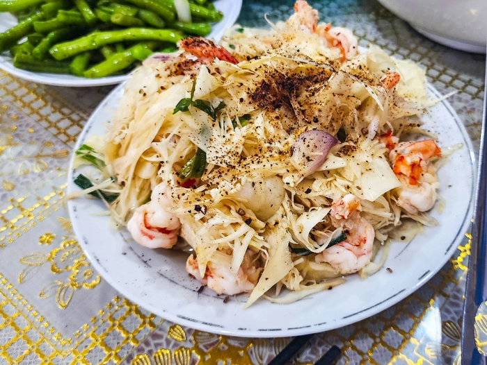 Củ hủ khóm - món quê thành đặc sản