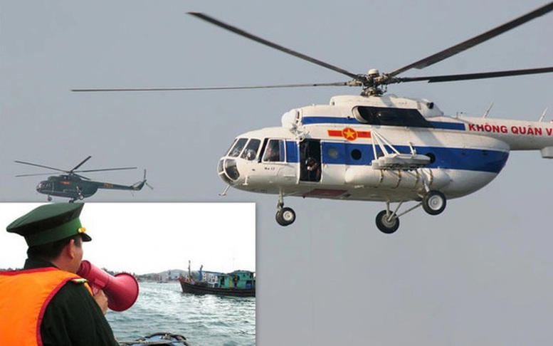 Quân đội sẵn sàng phương tiện bay cứu hộ, cứu nạn trên biển và trên đất liền.