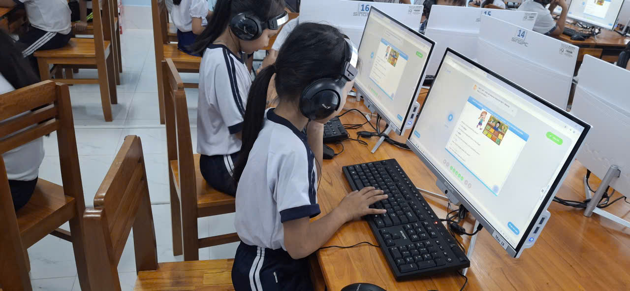 
Bài thi khảo sát Tiếng Anh trên máy tính đảm bảo tính công bằng, khách quan trong kiểm tra đánh giá