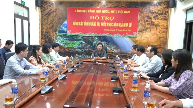 Phó Thủ tướng Trần Hồng Hà làm việc với lãnh đạo tỉnh Quảng Trị
