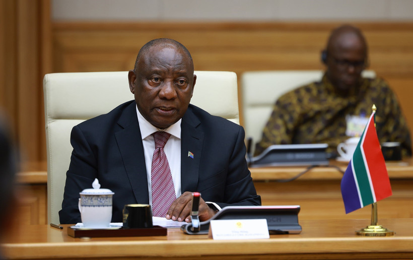 Tổng thống Nam Phi Matamela Cyril Ramaphosa. (Ảnh: TTXVN)