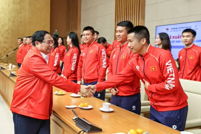 Thủ tướng: Đoàn Việt Nam dự SEA Games 33 với tinh thần thể thao cao thượng và niềm tự hào dân tộc