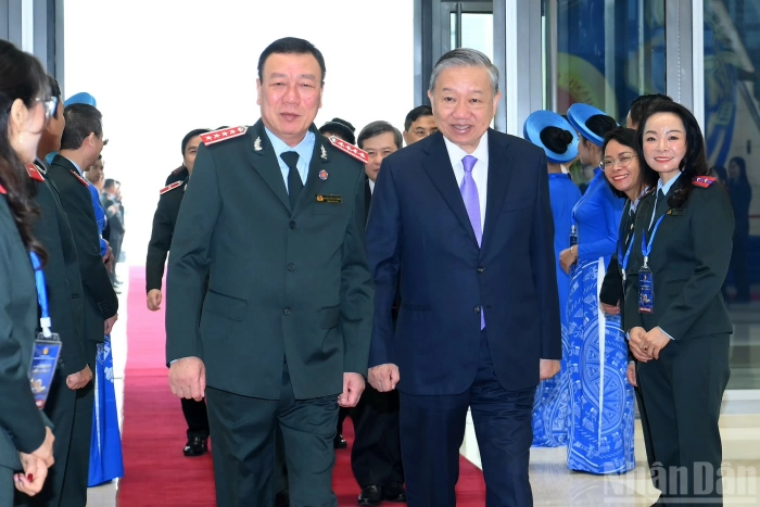 [Ảnh] Tổng Bí thư Tô Lâm và Chủ tịch Quốc hội Trần Thanh Mẫn dự Lễ kỷ niệm 80 năm Ngày Truyền thống ngành thanh tra Việt Nam