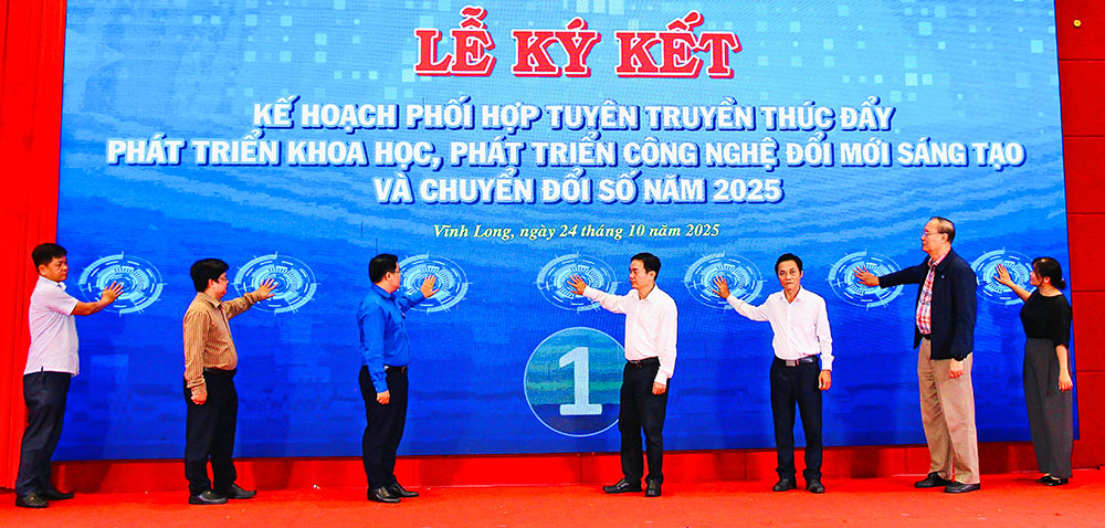 Sở KH-CN, Tỉnh Đoàn và các trường ĐH, CĐ phát động triển khai chương trình thúc đẩy phát triển khoa học, công nghệ, đổi mới sáng tạo và chuyển đổi số.