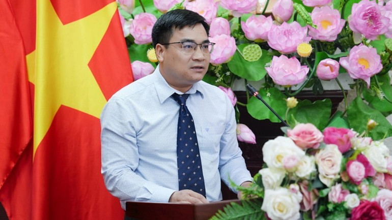 Ông Lê Tuấn Phong, Phó Vụ trưởng Công tác xây dựng văn bản quy phạm pháp luật (Bộ Tư pháp). (Ảnh: AT)
