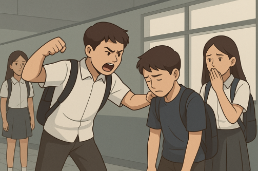 Phòng ngừa bạo lực học đường là trách nhiệm không của riêng ai - Ảnh: AI

