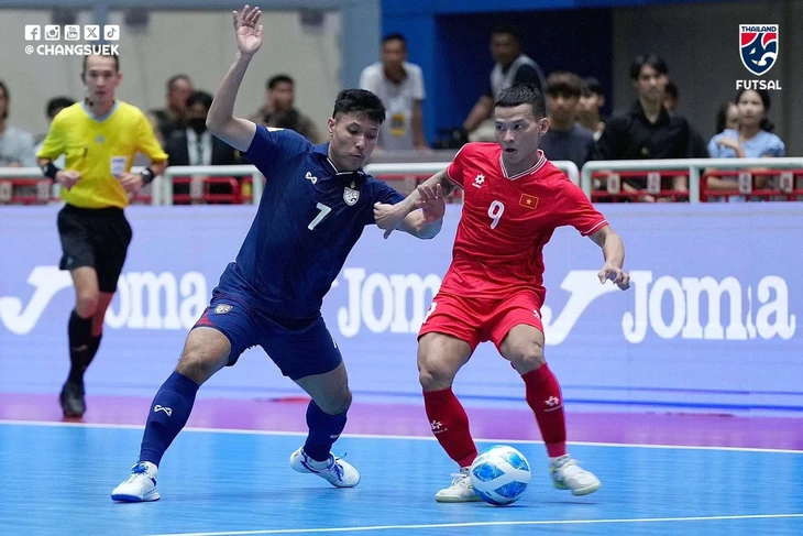 Đội tuyển futsal Việt Nam chỉ mới thắng Thái Lan 1 lần duy nhất ở Giải futsal Đông Nam Á 2024 - Ảnh: CHANGSUEK

