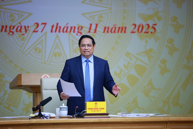 Thủ tướng Chính phủ yêu cầu làm tốt các công tác tổ chức lễ tân, hậu cần, bảo đảm chu đáo, an toàn, tiết kiệm, chính xác - Ảnh: VGP/Nhật Bắc