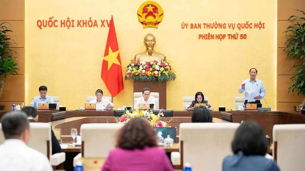 Phiên họp thứ 50 của Ủy ban Thường vụ Quốc hội.