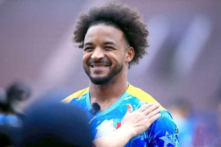 Xuân Son ngày hội quân cùng đội tuyển Việt Nam 11/11 tại Phú Thọ - Ảnh: ĐỨC HIẾU