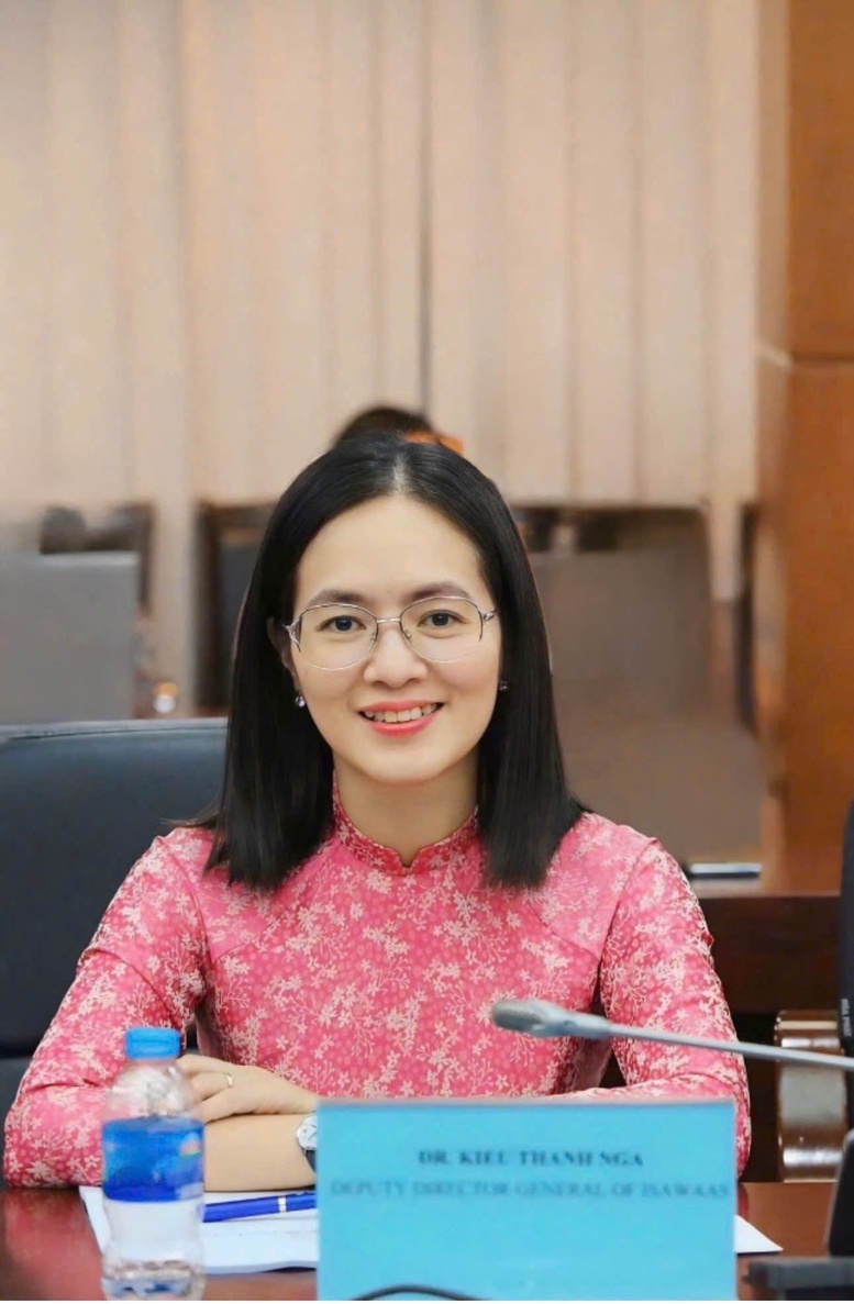 TS. Kiều Thanh Nga - Phó Viện trưởng Viện Nghiên cứu Nam Á, Tây Á và Châu Phi (Viện Hàn lâm Khoa học Xã hội Việt Nam) - Tổng Biên tập Tạp chí Nghiên cứu Á-Phi.