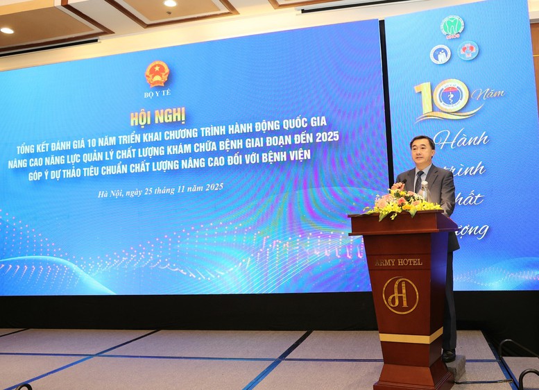 Thứ trưởng Trần Văn Thuấn phát biểu tại hội nghị - Ảnh: VGP/LH

