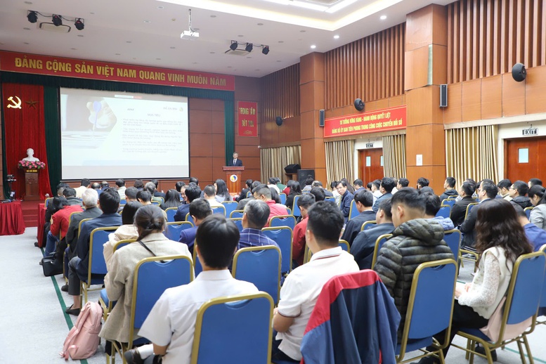 Hội nghị “Đánh giá tình hình thực hiện Đề án tăng cường, đổi mới hoạt động đo lường để hỗ trợ doanh nghiệp Việt Nam nâng cao năng lực cạnh tranh và hội nhập quốc tế giai đoạn đến năm 2025, định hướng đến năm 2030” - Ảnh: VGP/TG

