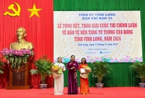 Trao giải cuộc thi chính luận về bảo vệ nền tảng tư tưởng của Đảng năm 2024 