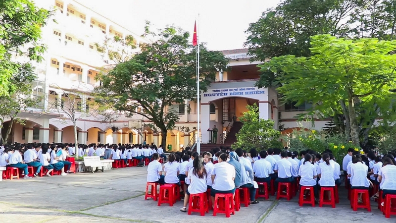 Lực lượng công an thường xuyên tổ chức tuyên truyền kiến thức về phòng, chống ma túy cho học sinh.