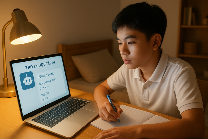 Học sinh tự có “gia sư AI” giúp luyện nói tiếng Anh, luyện viết, giải mã bài tập

