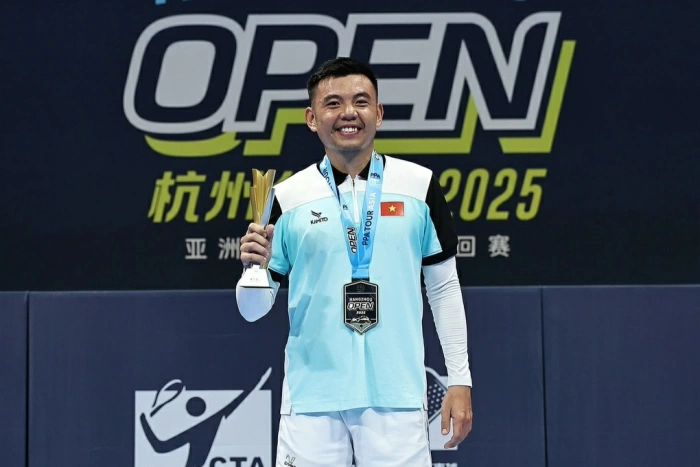 Ba tay vợt pickleball Việt Nam được giải đấu hàng đầu châu Á vinh danh