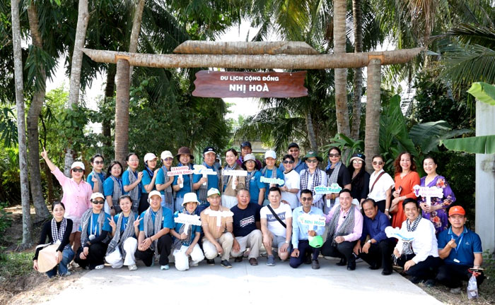 Điểm du lịch cộng đồng ấp Nhị Hòa (xã Nhị Long) sẵn sàng đón du khách vào đầu năm mới.

