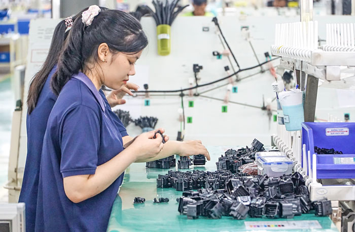 Khu vực FDI tiếp tục giữ vai trò chủ lực với kim ngạch đạt hơn 2,7 tỷ USD, tăng 15,98% so với năm 2024. Ảnh minh họa

