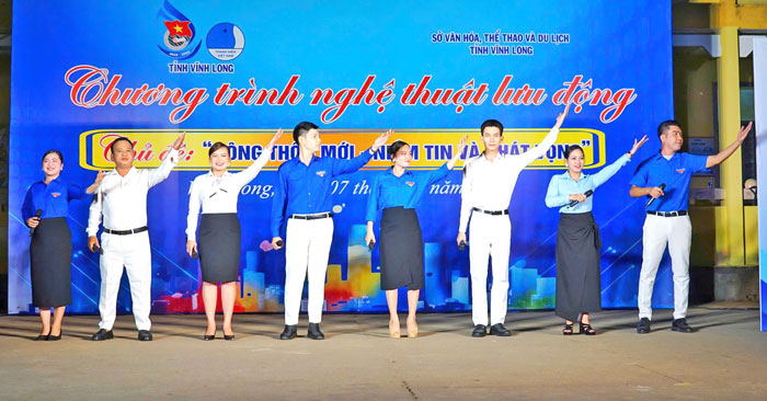 Công tác tuyên truyền lưu động góp phần xây dựng đời sống văn hóa lành mạnh cho Nhân dân ở cơ sở.