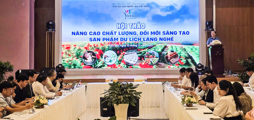  Hội thảo nâng cao chất lượng, đổi mới sáng tạo sản phẩm du lịch làng nghề.
