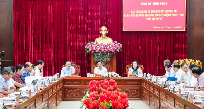 Phiên họp thứ tư Ban Chỉ đạo bầu cử đại biểu Quốc hội khóa XVI và đại biểu HĐND các cấp, nhiệm kỳ 2026-2031