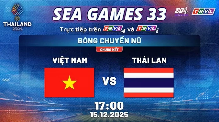 Trực tiếp chung kết bóng chuyền nữ Việt Nam vs Thái Lan