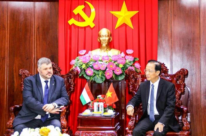 Phó Chủ tịch UBND tỉnh- Nguyễn Trúc Sơn tiếp Tổng Lãnh sự Hungary tại TP Hồ Chí Minh