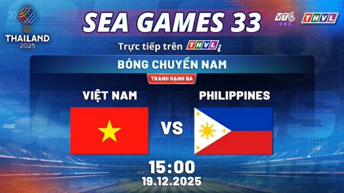 Trực tiếp bóng chuyền nam SEA Games 33: Việt Nam vs Philippines
