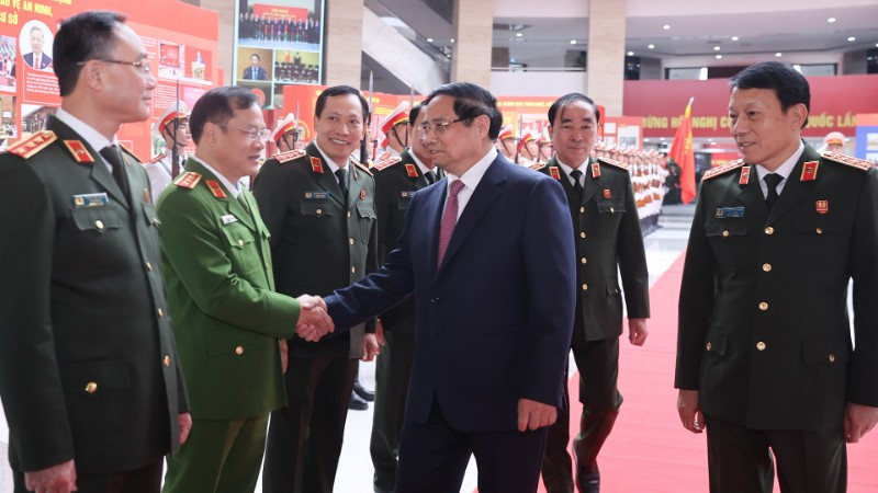 Thủ tướng Chính phủ Phạm Minh Chính dự Hội nghị Công an toàn quốc lần thứ 81.