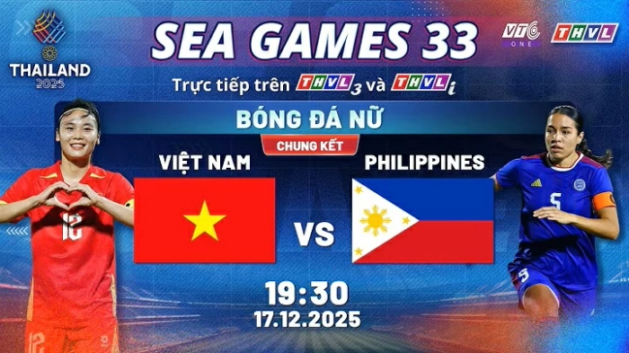 Trực tiếp chung kết bóng đá nữ SEA Games 33: Việt Nam vs Philippines