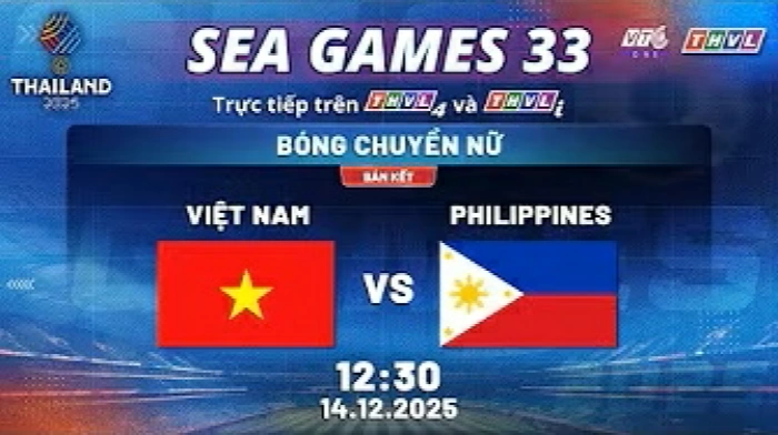 Trực tiếp bóng chuyền nữ SEA Games 33, giữa Việt Nam vs Philippines