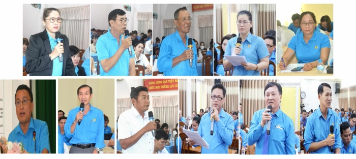 Ý kiến tâm huyết đóng góp văn kiện Đại hội Công đoàn tỉnh Vĩnh Long