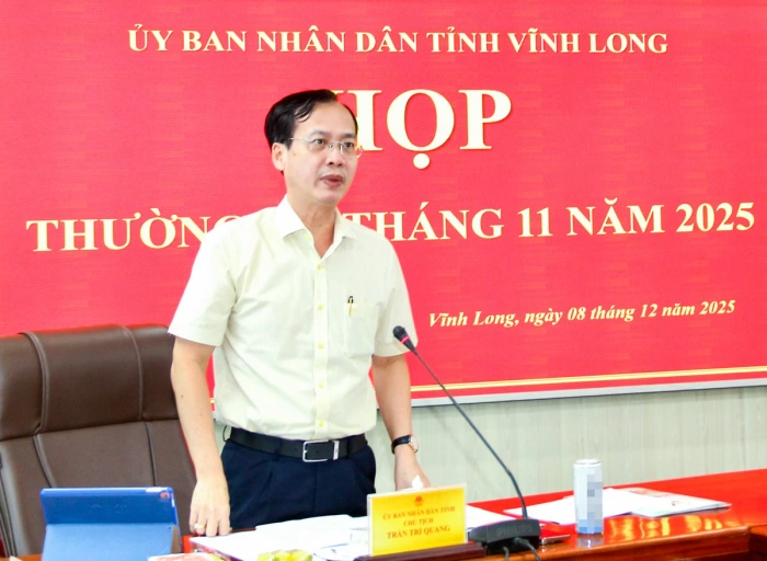 Chủ tịch UBND tỉnh Trần Trí Quang chủ trì họp thường kỳ tháng 11/2025
