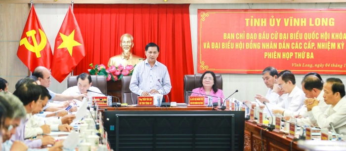 Phiên họp thứ ba Ban Chỉ đạo bầu cử đại biểu Quốc hội khóa XVI và đại biểu HĐND các cấp, nhiệm kỳ 2026-2031