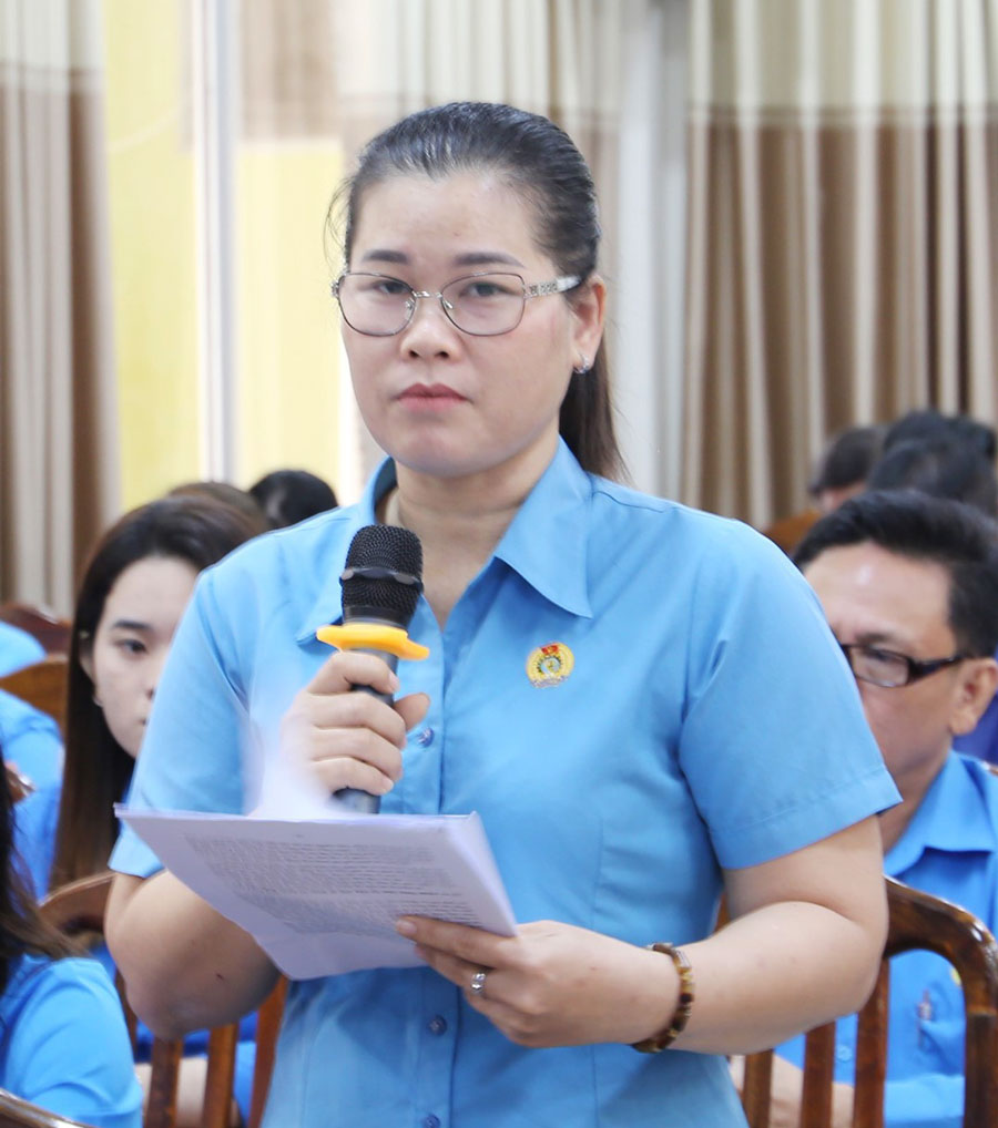 Bà Trần Thị Thủy. Ảnh: NGỌC XOÀN